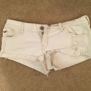White Hollister Shorts